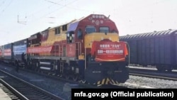 Китайский поезд в Грузии (архивное фото)
