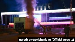Пожежа на мітингу «Єдиної Росії» в Сімферополі