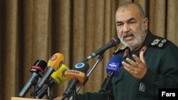 Hossein Salami, commander of Iran's Revolutionary Guards. File photo
