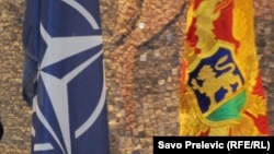 Zastave NATO i Crne Gore