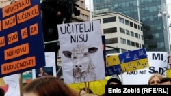 Sindikati u štrajku u ponedjeljak su bili organizirali i veliki masovni prosvjed u središtu Zagreba