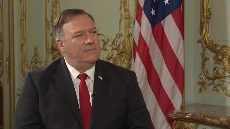 Pompeo belarus halky üçin “gowy netije” getirjek ABŞ çärelerini wada berýär