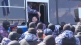Kazakhstan - protests and arrests in Astana (Nur-Sultan) - screen grab