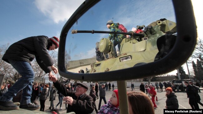 Святкування російського «Дня захисника вітчизни» в Севастополі, 23 лютого 2020 року