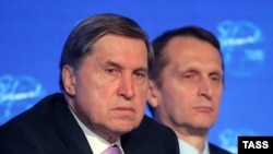 Russian presidential aide Yury Ushakov (left) said a summit will be held this year.