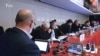 ЕҚЫҰ кеңесіне қатысып отырған тәжік делегациясы. Варшава, 14 қыркүйек 2018 жыл.