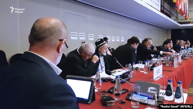 Делегация Таджикистана на совещании ОБСЕ в Варшаве