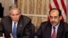 U.S. President George W. Bush and Iraqi Prime Minister Nuri al-Maliki on June 13