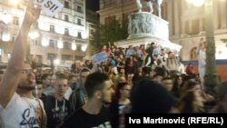 Sa protesta protiv novoizabranog predsjednika Srbije Aleksandra Vučića, Beograd