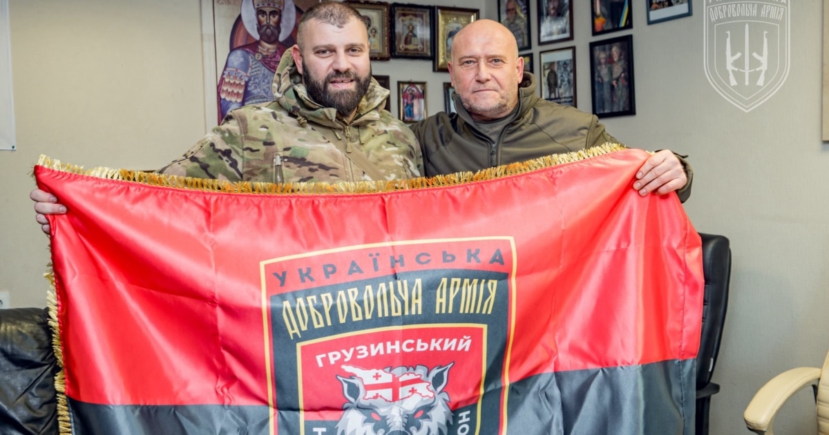 "ქართული ლეგიონი" უკრაინის მოხალისეთა არმიის ნაწილი გახდა