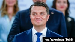 Спикер Верховной Рады Украины Дмитрий Разумков во время саммита «Крымская платформа», Киев, 23 августа 2021 года