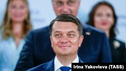 Собранискиот спикер на украинскиот Парламент Дмитро Разумков.