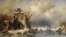 Шарль Лейкерт, «Зімовы пэйзаж» (1865)