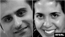 Прага маңында жол апатынан қаза болған Азат Еуропа/Азаттық Радиосы иран қызметінің тілшілері Амир Заманифар және Роза Хассанзаде Ажири. 29 қыркүйек 2009 жыл.