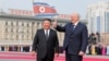Ким и Лукашенко в Пхеньяне