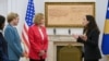 Presidentja Vjosa Osmani mirëpret kongresistet amerikane Claudia Tenney dhe Chrissy Houlahan në Presidencën e Kosovës. 