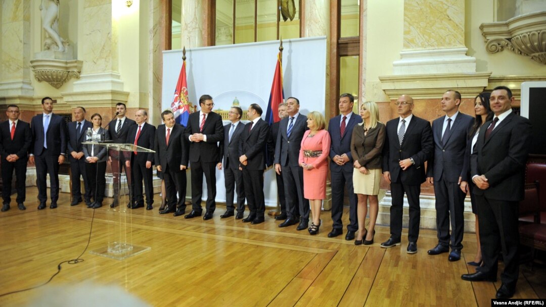 Premijer Aleksandar Vučić i ministri Vlade Srbije