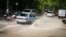 UKRAINE - downpour in Simferopol, 19Jul2018