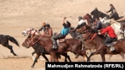 صحنۀ از مسابقات بزکشی(آرشیف)