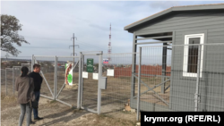 Закрытый вход в заповедник «Неаполь Скифский» 