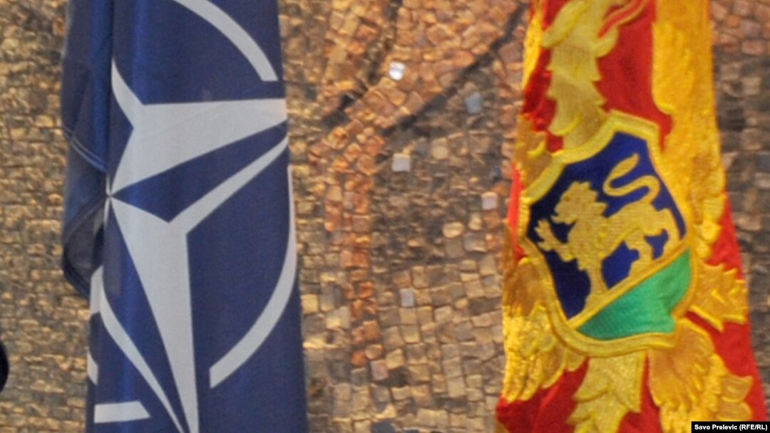 Zastave NATO i Crne Gore