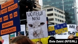 Sa prosvjeda u Zagrebu