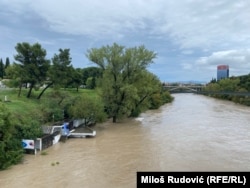 Poplavljeni pažni bar u Podgorici