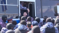 Dozens Arrested During Protests In Kazakh Capital