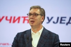 Александр Вучич признаёт поражение на выборах