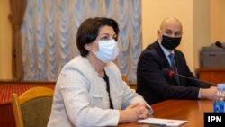 Natalia Gavrilița și Eugeniu Cozonac, 26 august 2021.