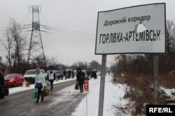 Контрольний пункт в’їзду та виїзду «Майорськ» на лінії розмежування