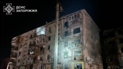 Последствия одного из ударов по Запорожской области