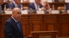 Guvernul Bolojan își angajează răspunderea pe pachetul de măsuri fiscale și bugetare pentru limitarea cheltuielilor publice, Palatul Parlamentului, 7 iulie 2025. 