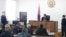 Armenia -- Former President Serzh Sarkisian and four other defendants stand trial in Yerevan, February 25, 2020.