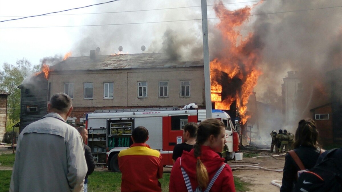 В Зеленодольске горят 