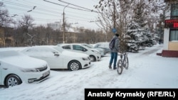 Сніг у Сімферополі, лютий 2019 року