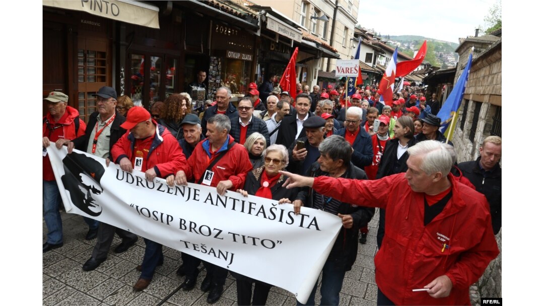 U Sarajevu je održan veliki Marš antifašista, svih generacija i iz brojnih gradova