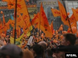 Narandžasta revolucija na trgu i Kijevu, novembar 2004.