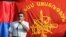 Armenia -- Armen Rustamian, a leader of the Armenian Revolutionary Federation, addresses a rally in Ashtarak, 29Sept 2010.