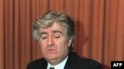 Radovan Karadžić pokazuje novinarima u etničku mapu BiH, Pale 16. januar 1993.