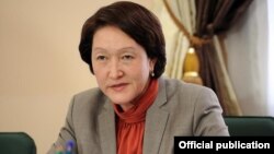Нұржан Шайлдабекова, Қырғызстанның сайлау және референдум өткізу жөніндегі орталық комиссиясының төрайымы.