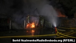 Наслідки російської атаки балістикою у Святошинському районі Києва, 22 жовтня 2026 року