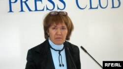 Шолпан Аблязова проводит свою пресс-конференцию. Алматы, 10 марта 2009 года.