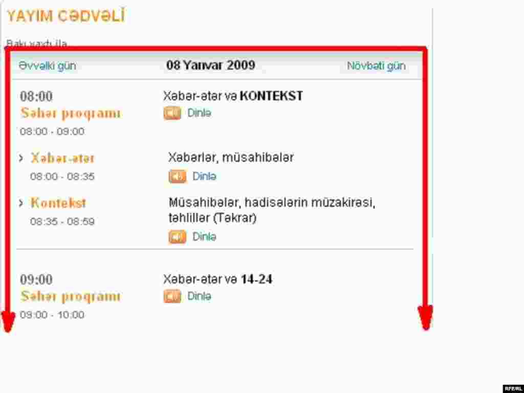 «Azadlıq» radiosunu internetdə necə dinləməli #46