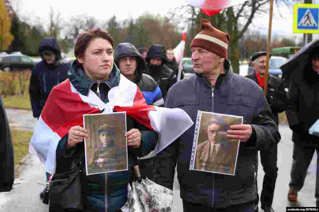 Belarus - The procession to Kurapaty on Dzyady, Minsk, 30Oct2016