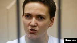 Ukrainian pilot Nadiya Savchenko in Russian custody