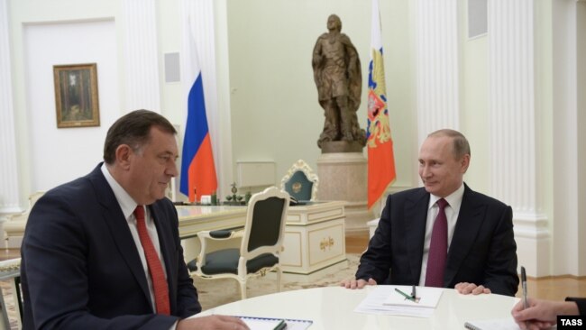 Milorad Dodik i Vladimir Putin, Moskva 22. septembar 2016.