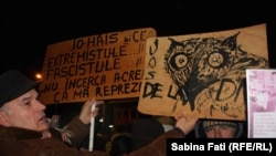 Protest anti-prezidențial, București, Palatul Cotroceni, 10 februarie 2017