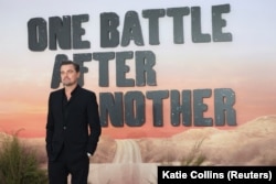 Леанарда Ды Капрыё на лёнданскай прэм'еры фільма «Адна бітва за другой». 16 верасня 2025 году