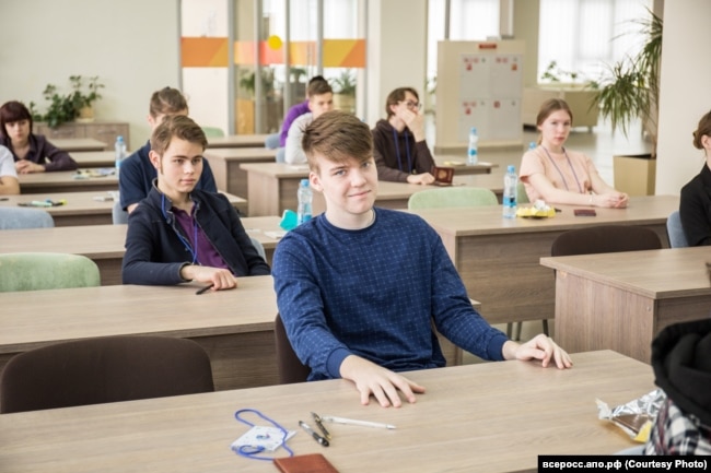 Андрій Соловйов у школі